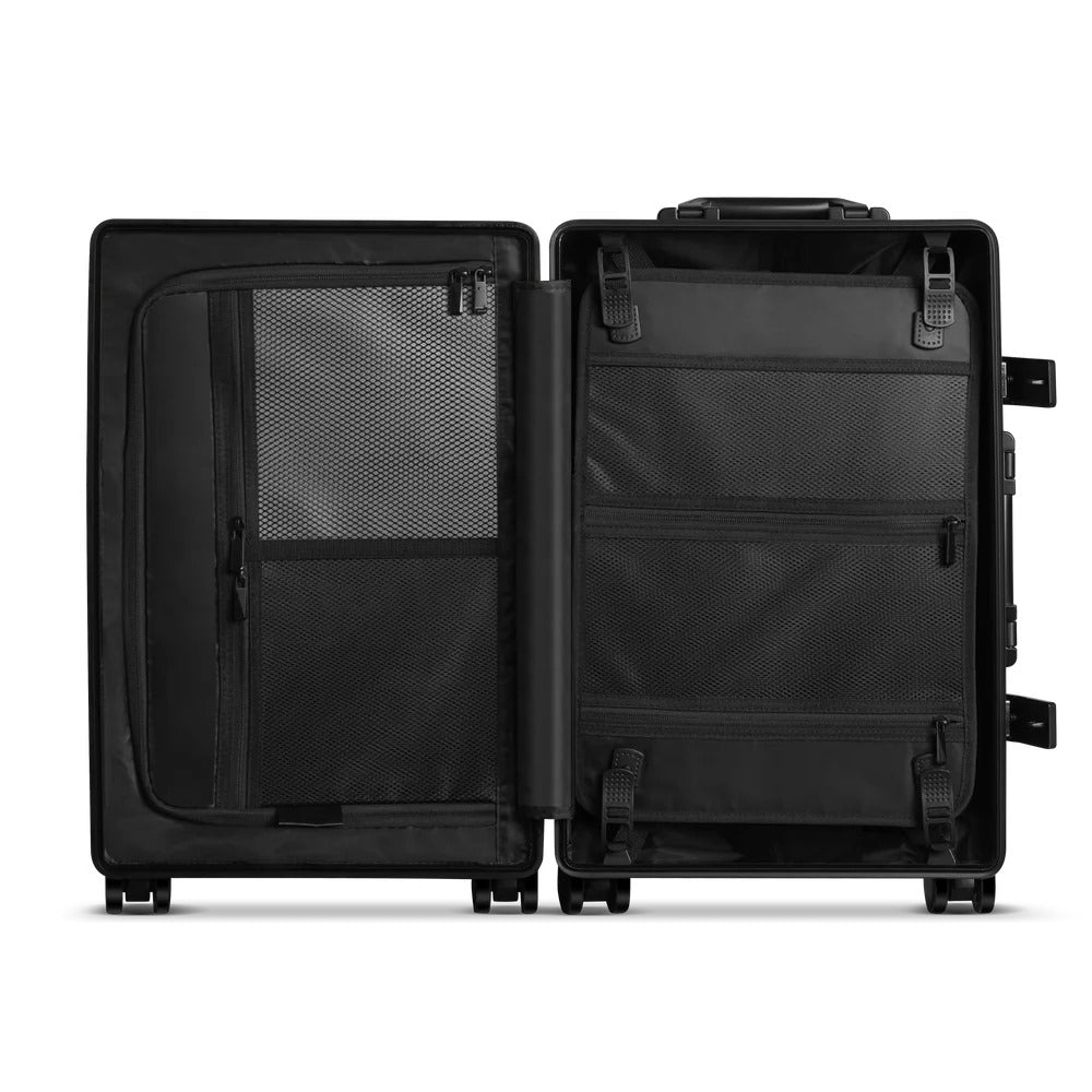 SPACE Aluminum Suitcase Black