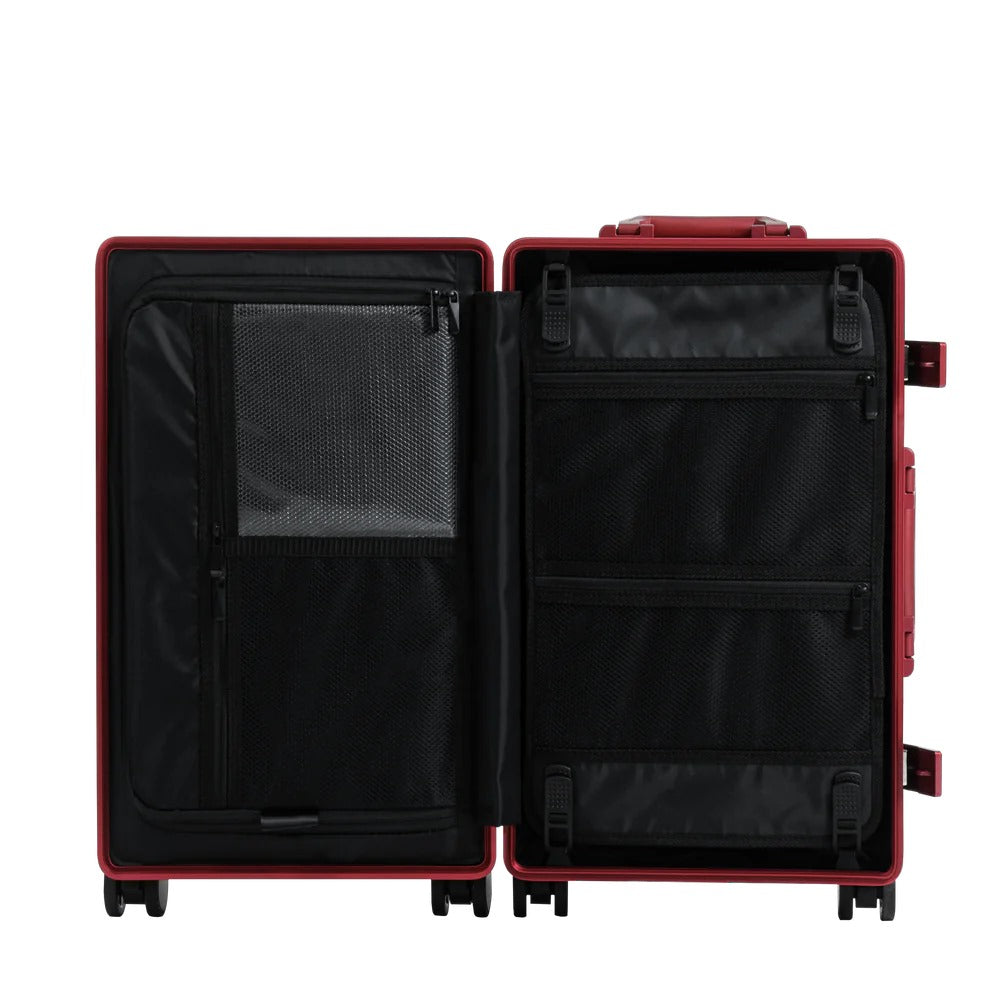 SPACE Aluminum Suitcase Red