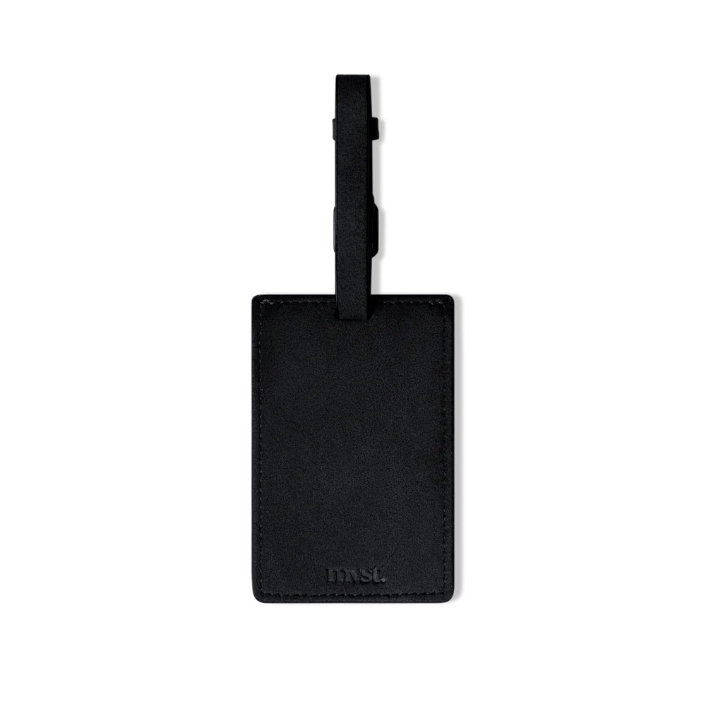 Alcantara Luggage Tag Black