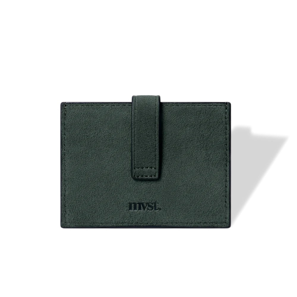 RFID-Blocking Alcantara Slim Wallet Black