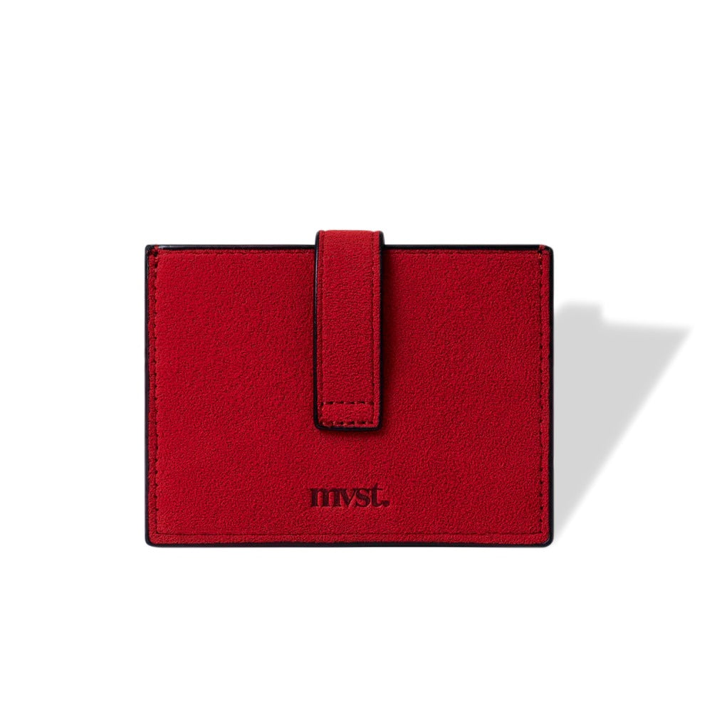 RFID-Blocking Alcantara Slim Wallet Black