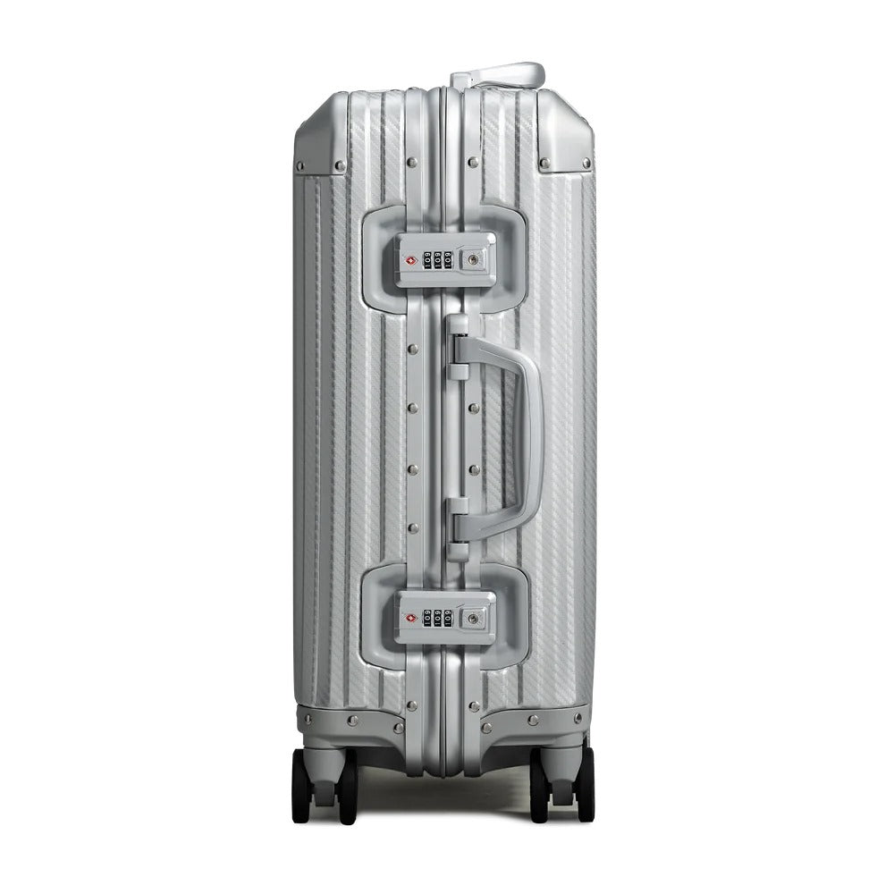 TREVA Aluminum Suitcase Silver