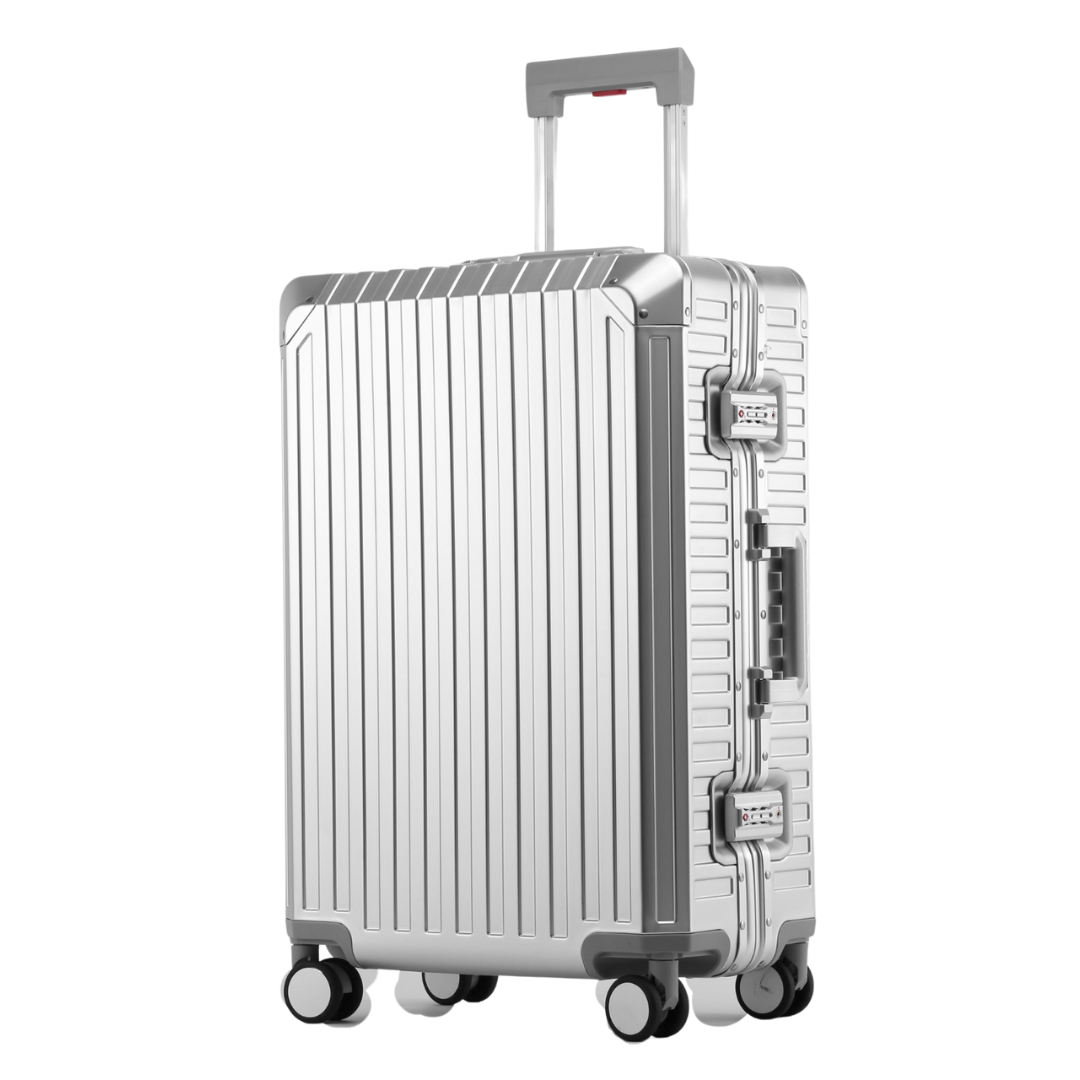 Silver Aluminium Suitcase