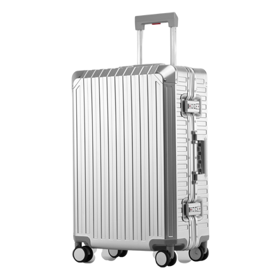 Silver Aluminium Suitcase