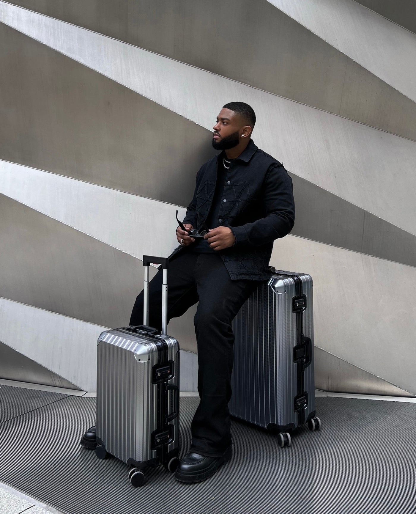 Silver Aluminium Suitcase