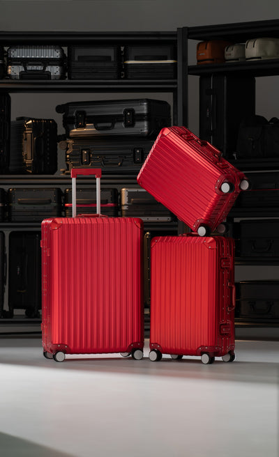 Silver Aluminium Suitcase
