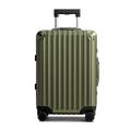 Treva Suitcase Aluminum Dark Green