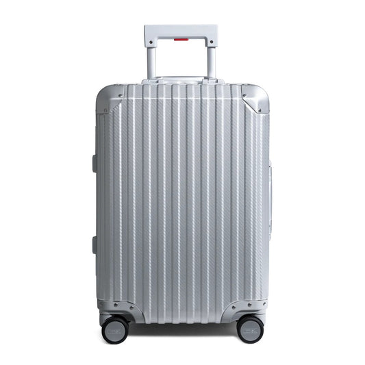TREVA Aluminum Suitcase Silver