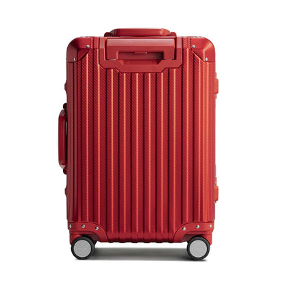 TREVA Aluminum Suitcase Red