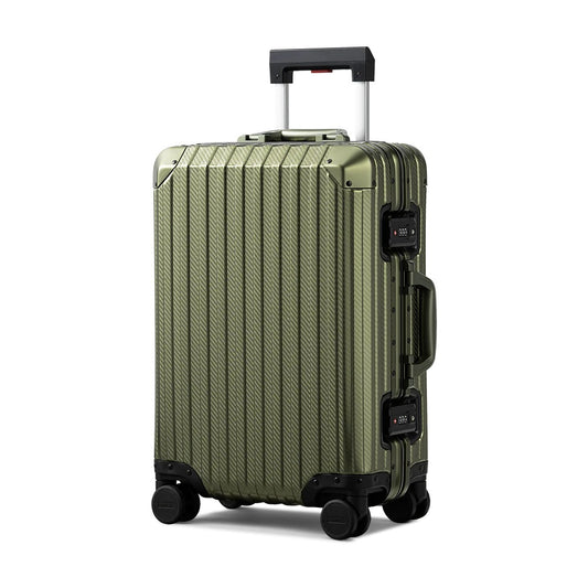 TREVA Aluminum Suitcase Green