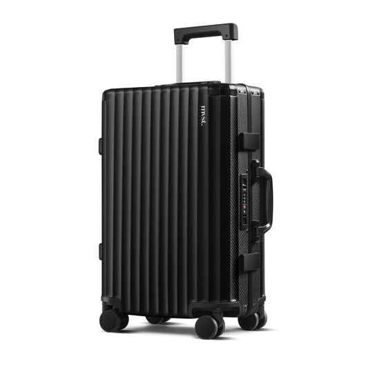 SPACE Aluminum Suitcase Black