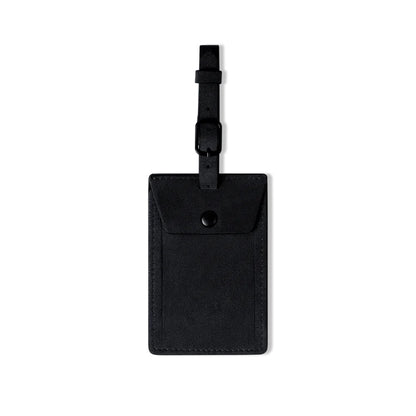 Alcantara Luggage Tag Black