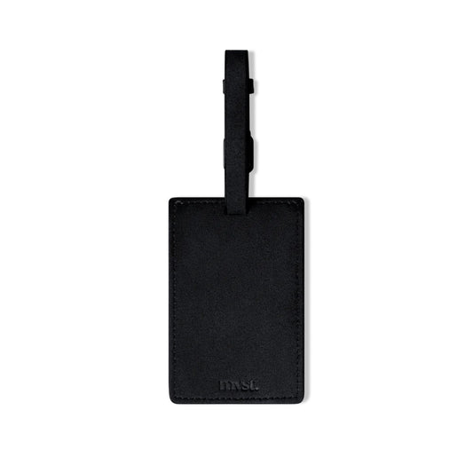 Alcantara Luggage Tag Black
