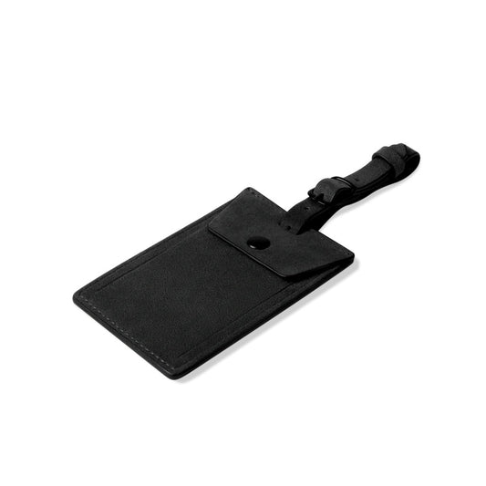 Alcantara Luggage Tag Black