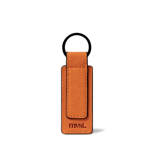 Alcantara Keychain Tag Orange