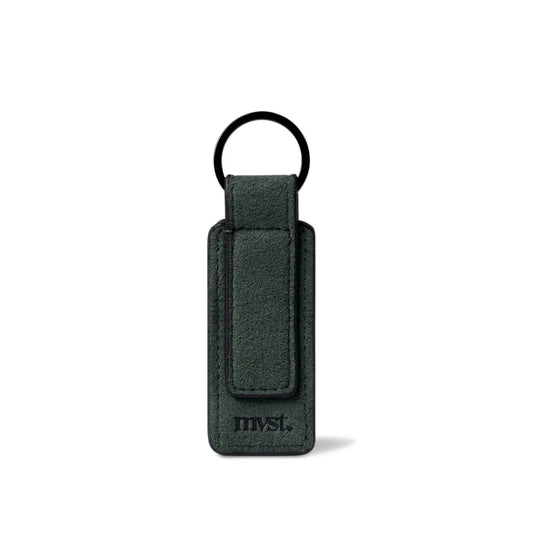 Alcantara Keychain Tag Green
