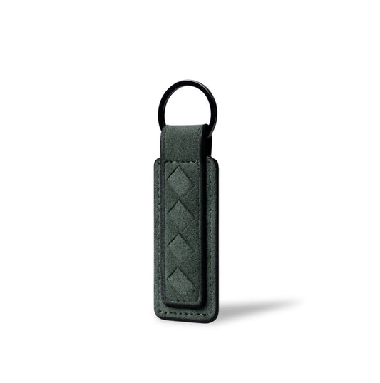 Alcantara Keychain Tag Green