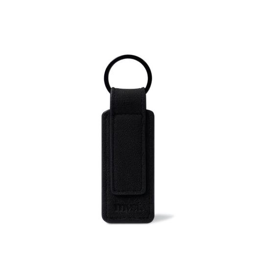 Alcantara Keychain Tag Black