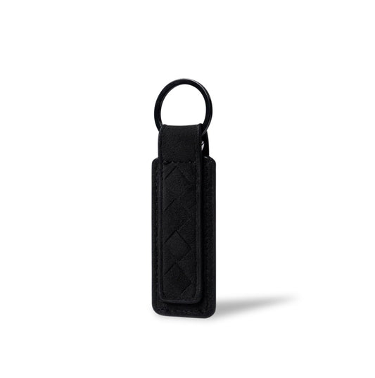 Alcantara Keychain Tag Black