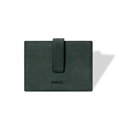 RFID-Blocking Alcantara Slim Wallet Black