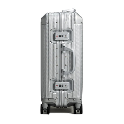 TREVA Aluminum Suitcase Silver