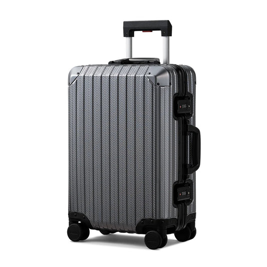 TREVA Aluminum Suitcase gunmental