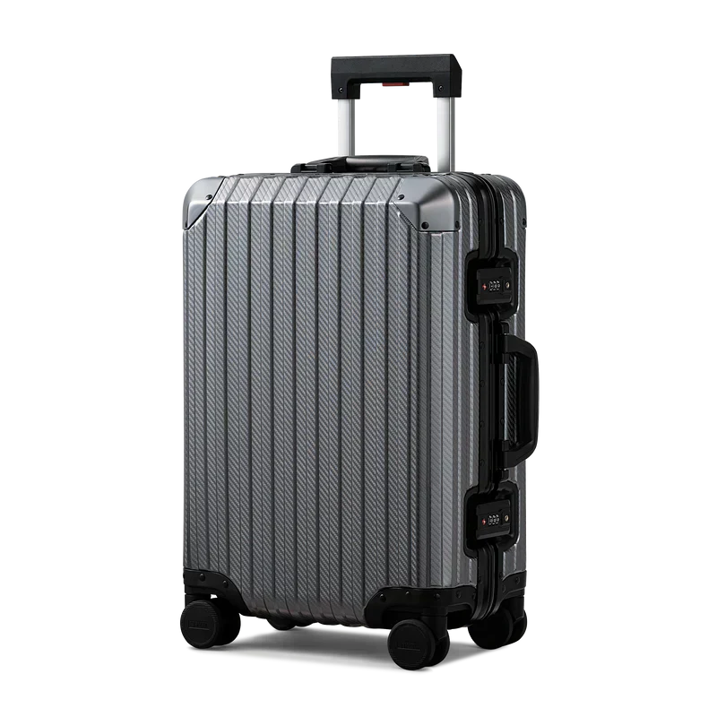 Treva Suitcase Aluminum Gray